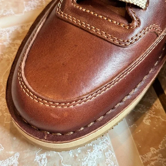 NWOT Rockport Brown and Cream Leather 9000 Prowalkers - Picture 5 of 15
